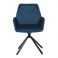Поворотный стул M-34 fabric Лазурный-вельвет (23439808) купить