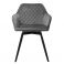 Поворотний стілець R-63 Сірий, Чорний (23480881) дешево