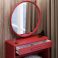 Туалетный столик с зеркалом Аскольд Красный (68479450) с доставкой