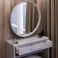 Туалетный столик с зеркалом Аскольд Светло-серый (68479449) с доставкой