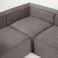 Угловой диван BLOK 4-местный Серый (90724000) цена