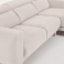 Кутовий диван SINGA з лівим шезлонгом Білий (90724132) фото