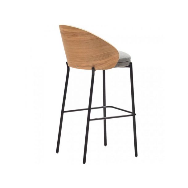 Барний стілець Eamy Світло-сірий, Натуральний (90936078) в интернет-магазине