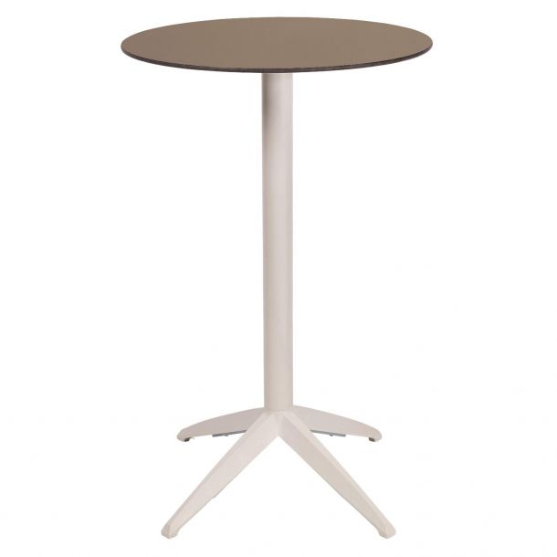Барний стіл Quatro High Fix D60 taupe, white (1691271529)