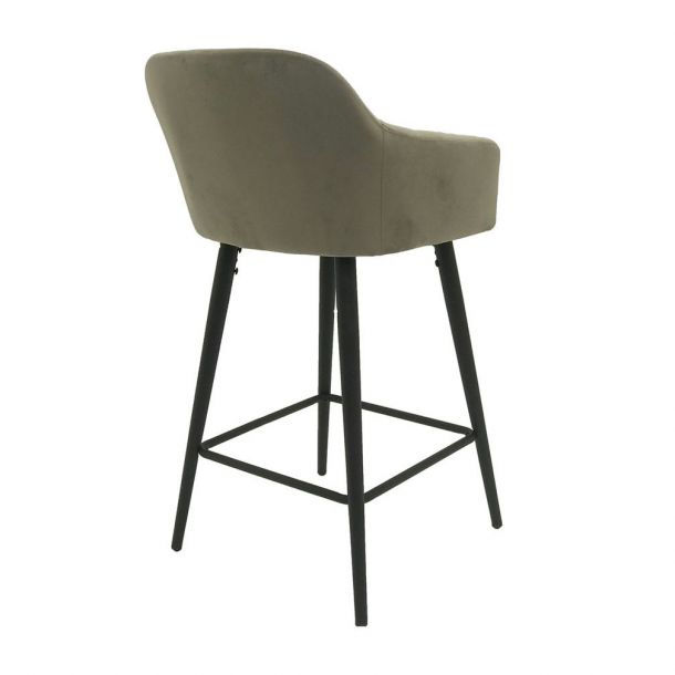 Барний стілець Antiba Пудрово-сірий (31382566) цена