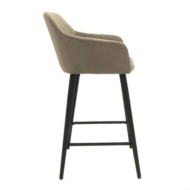 Барний стілець Antiba Пудрово-сірий (31382566) фото