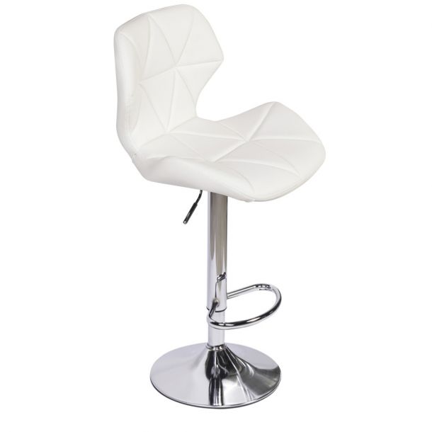 Барный стул Astra new Chrome Eco Белый (44382325)