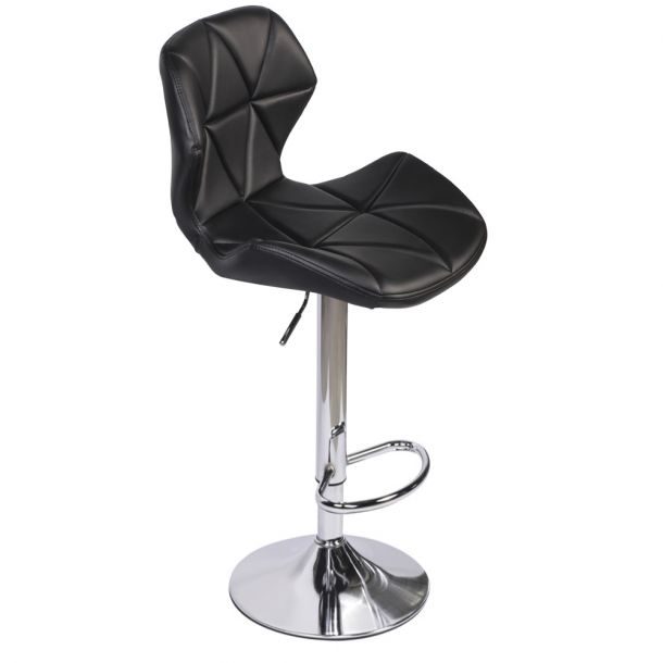 Барный стул Astra new Eco Chrome Черный (44382324) купить