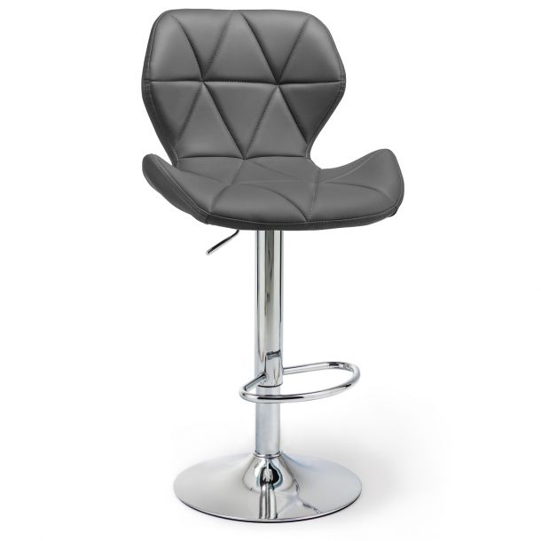 Барный стул Astra new Chrome Eco Темно-серый (44492323) в Киеве