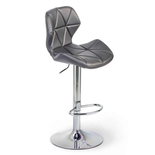 Барный стул Astra new Chrome Eco Темно-серый (44492323)