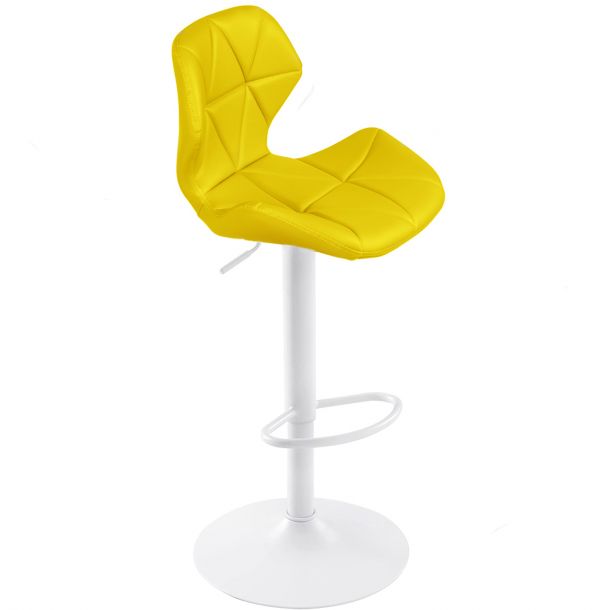 Барний стілець Astra new White Eco Жовтий (44735735)