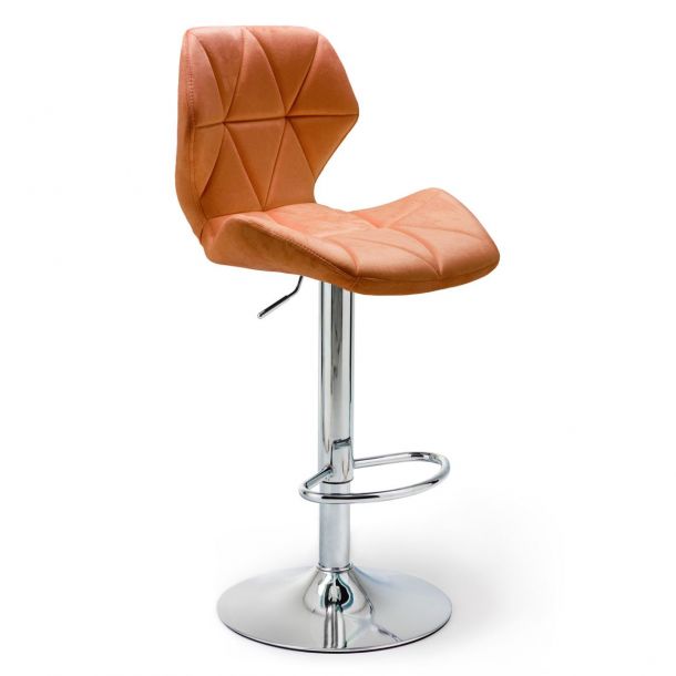 Барный стул Astra new Velvet Chrome Бронзовый (44479154) купить