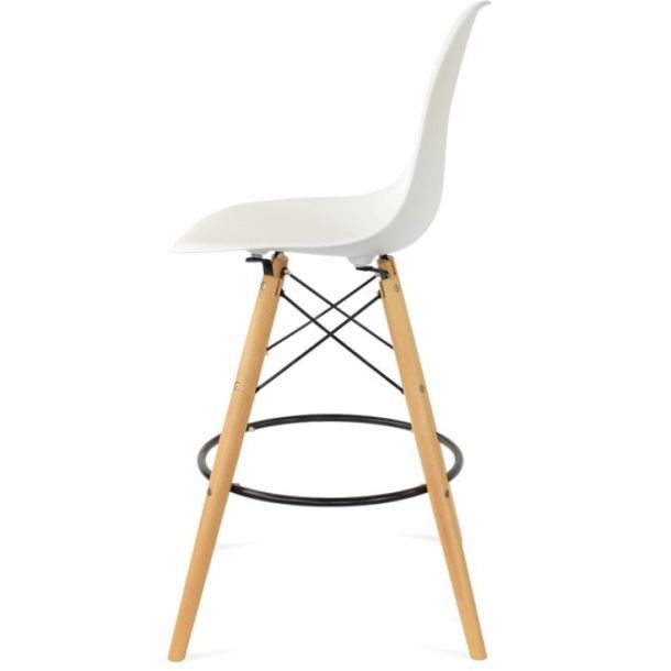 Барный стул Bryan Wood Белый (44003650) цена