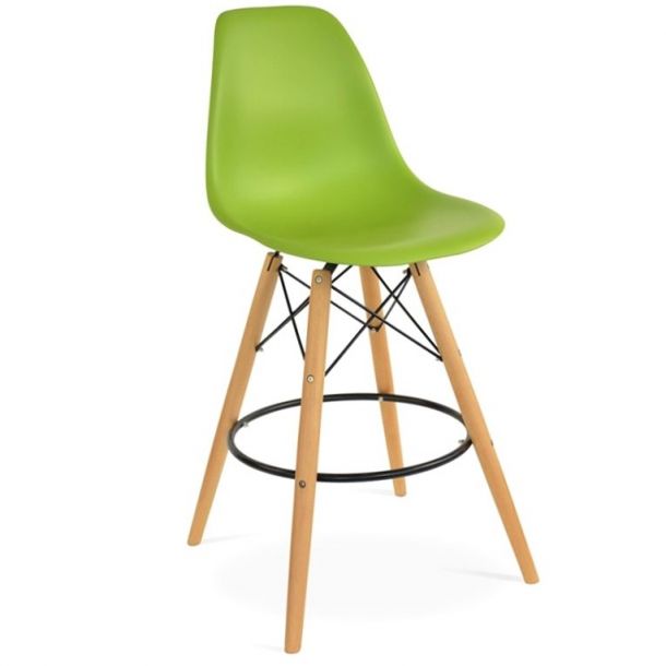 Барный стул Bryan Wood Зеленый (44046155) в интернет-магазине