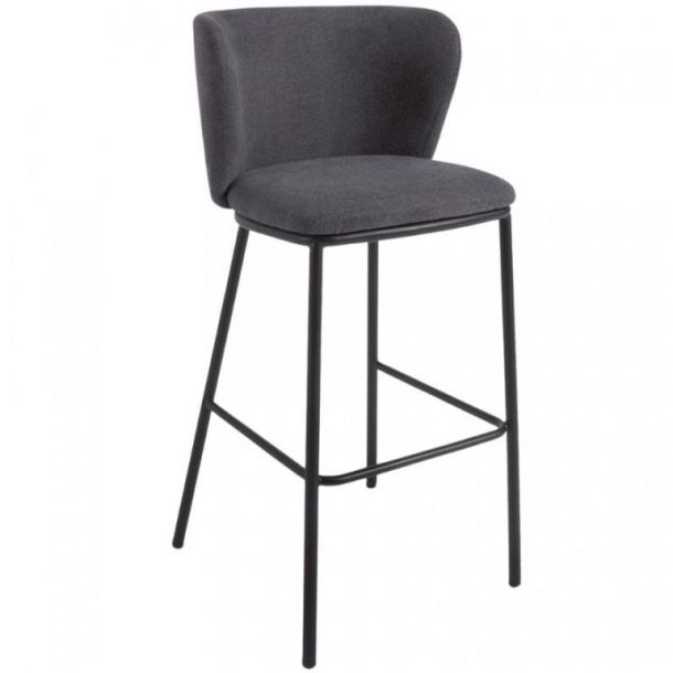 Барный стул Ciselia Темно-серый (90936138)