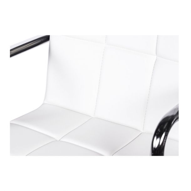 Барный стул Dublin Arm Eco Chrome Белый (44406333) фото