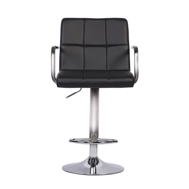 Барный стул Dublin Arm Chrome Eco Черный (44406332) в Киеве