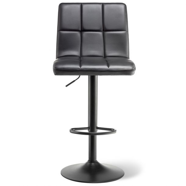 Барний стілець Dublin Black Eco Чорний (44550151) цена