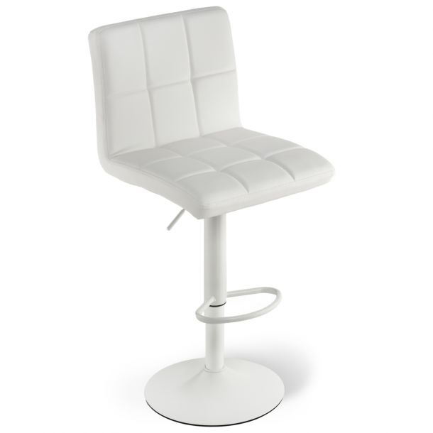 Барный стул Dublin White Eco Белый (44550152) фото