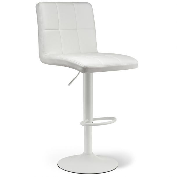 Барний стілець Dublin White Eco Білий (44550152)