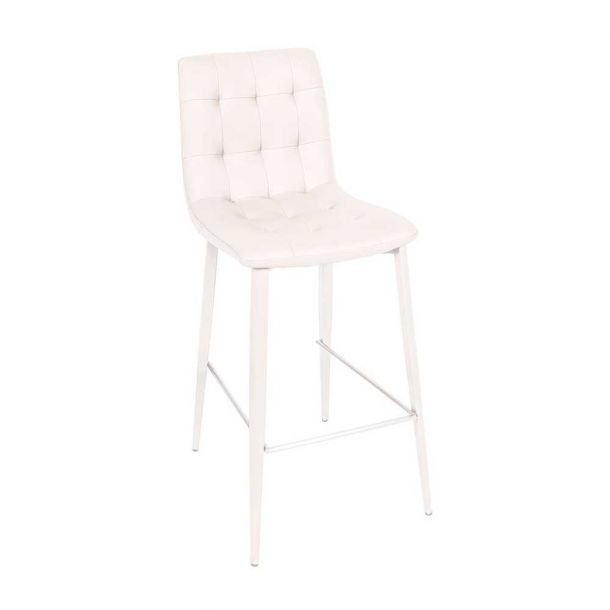 Барний стілець Geneva Eco Білий (52436108)