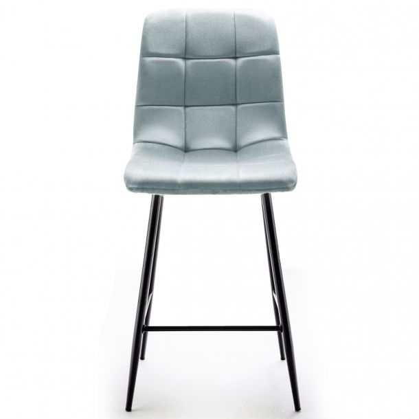 Барный стул Indigo Velvet Серый (44556642) купить