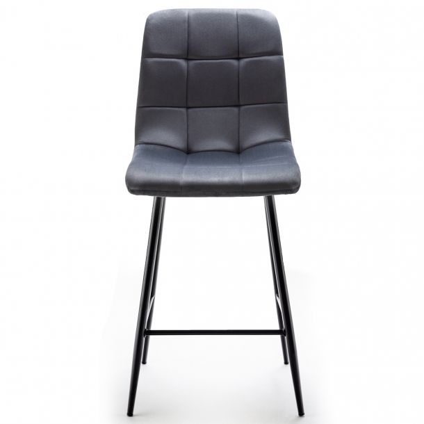 Барный стул Indigo Velvet Темно-серый (44515249) в интернет-магазине