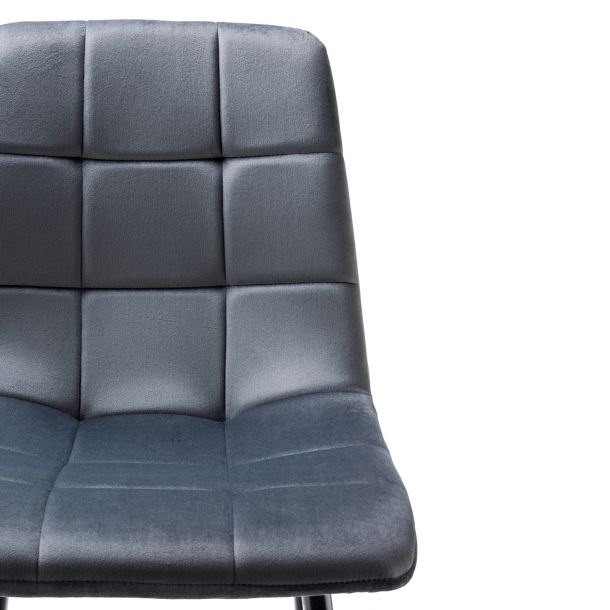 Барний стілець Indigo Velvet Темно-сірий (44515249) купить