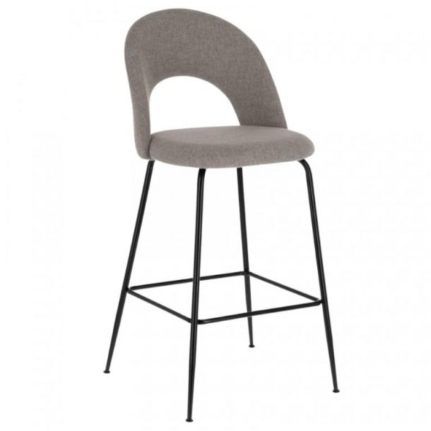 Барний стілець Mahalia Світло-сірий (90936252)