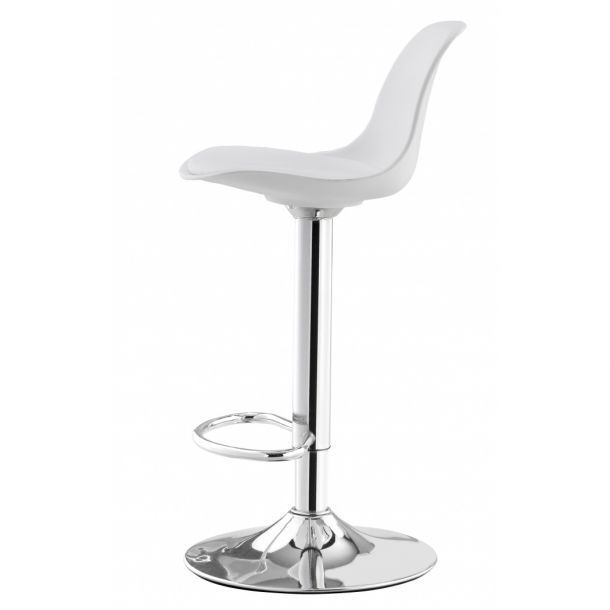 Барный стул Milan Eco Chrome Белый (44303808) hatta