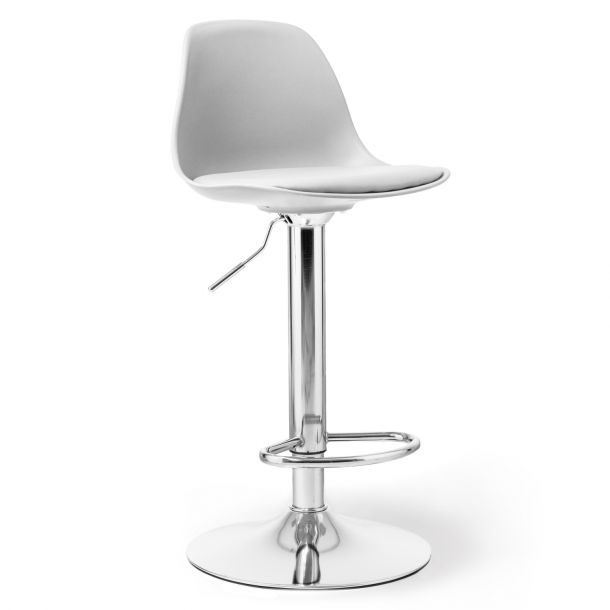 Барный стул Milan Eco Chrome Серый (44512972) в интернет-магазине