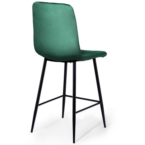 Барный стул Petty Velvet Темно-зеленый (44515252) с доставкой