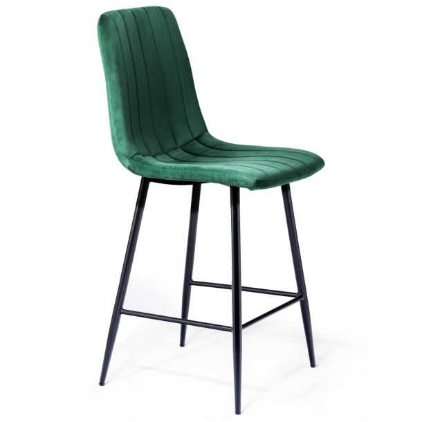 Барний стілець Petty Velvet Темно-зелений (44515252) купить