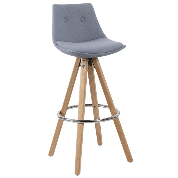 Барний стілець Platon wool Сірий (84476641)