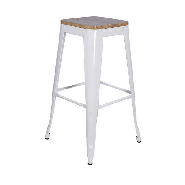 Барный стул Practic Wood Белый (44478931) купить