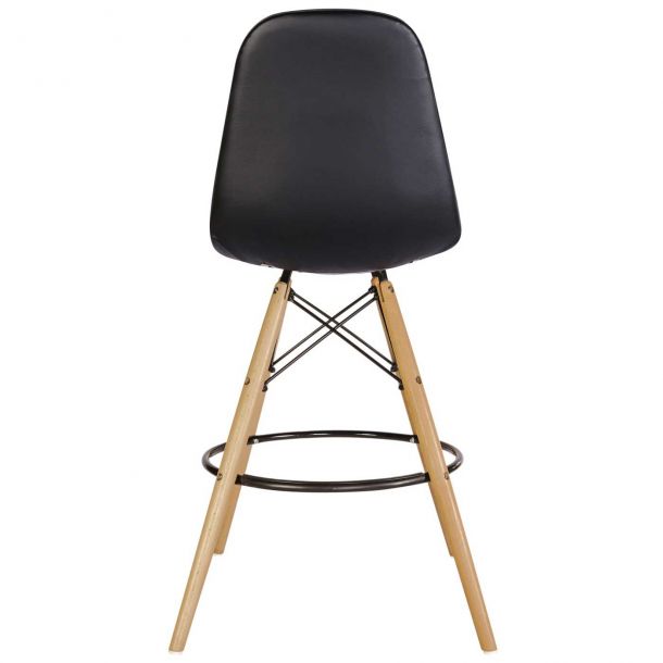 Барний стілець Praga Eco Wood Чорний (44460301) с доставкой