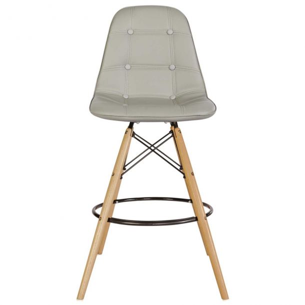 Барный стул Praga Eco Wood Серый (44460300) недорого