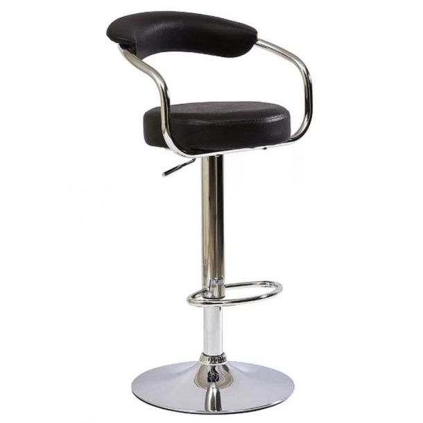 Барний стілець Saturn Velour Чорний (84512451)