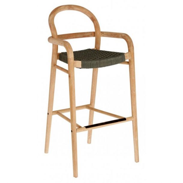 Барный стул SHERYL Серо - зеленый (90936068)