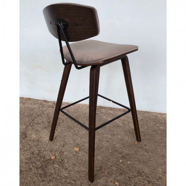 Барный стул Stanley Серый (84476605) цена