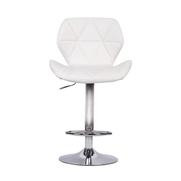 Барный стул Astra new Chrome Eco Белый (44382325) дешево