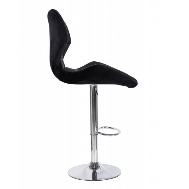 Барный стул Astra new Velvet Chrome Черный (44479155) дешево