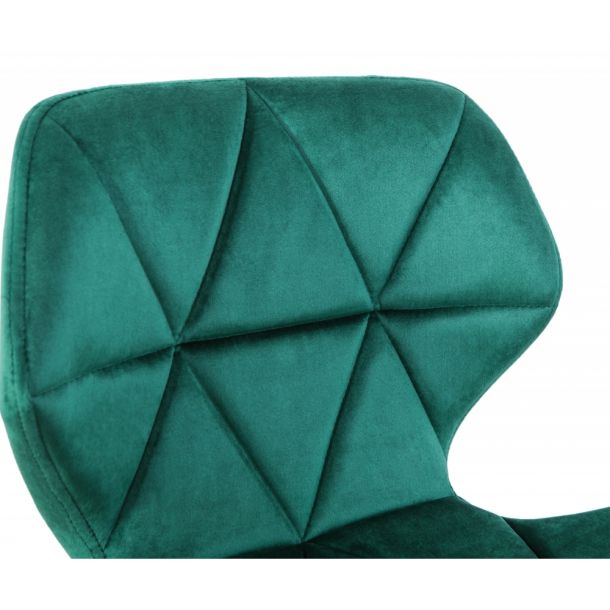 Барный стул Astra new Chrome Velvet Темно-зеленый (44479156) в Украине