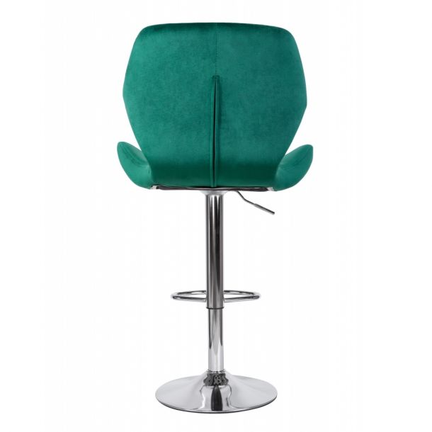 Барный стул Astra new Chrome Velvet Темно-зеленый (44479156) с доставкой