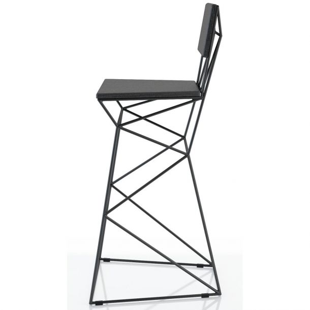 Барный стул Supportstool Черный, Черный ясень (51382189) с доставкой