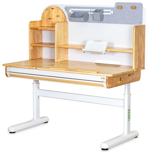 Детский стол Mealux Timberdesk L 120х60 RubberWood, Белый (111470446)