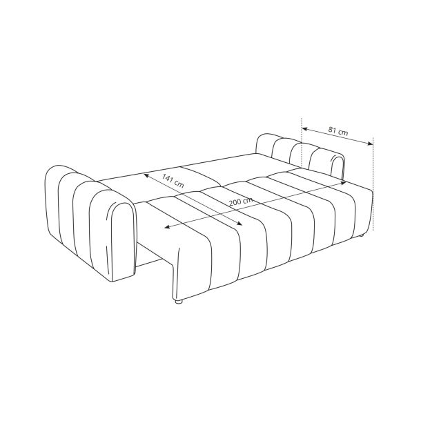 Диван раскладной SATO Castel 03 (1321459477) дешево