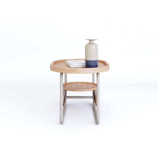 Кофейный столик One 90х50 Белый, Натуральный (1641206747) hatta