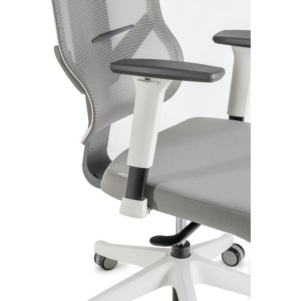 Кресло ADAPWORK M1 Middle ErgoChair Серый, Белый (106857078) в интернет-магазине