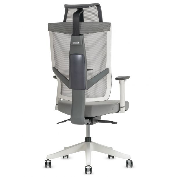 Крісло ADAPWORK M1 Middle ErgoChair Сірий, Білий (106857078) в интернет-магазине